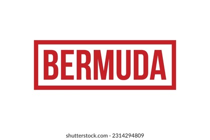 Bermuda Rubber Stamp Seal Vector