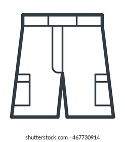 Bermuda Short Vector Icon