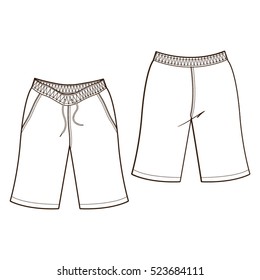 Bermuda Shorts Template