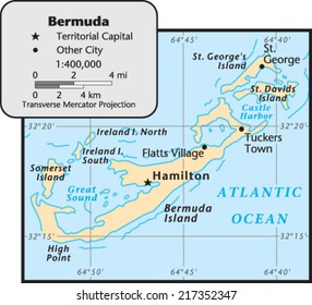 Bermuda Territory Map