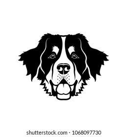 Bernese Mountain Dog - Isolated Vector Illustration