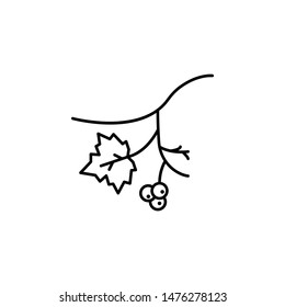 Berries, autumn icon. Element of autumn icon