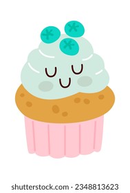 Ilustración de vectores de caracteres de bizcochos de Berries