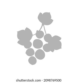 berries icon on a white background, vector illustration