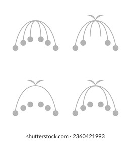 icono de bayas en fondo blanco, ilustración vectorial