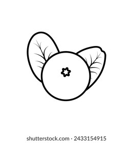 icono de bayas ilustración vectorial eps