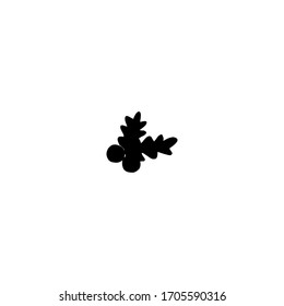 berries icon. berries vector on gray background
