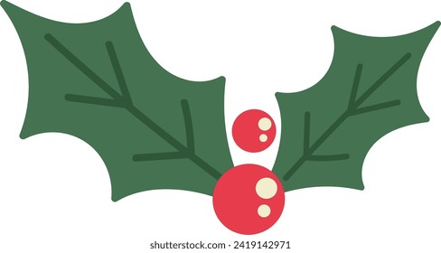 Berries With Leaves Vector Illustration