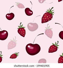 Berries seamless pattern