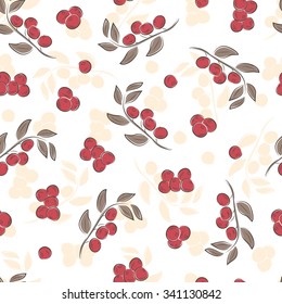 Berries seamless pattern