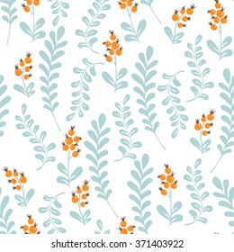 Berries. seamless pattern