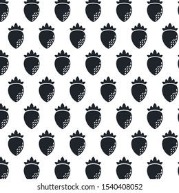 Berries set on white background with strawberry