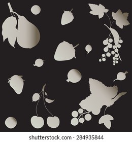 berries vector