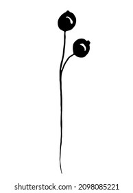 Berries. Vector clipart. Hand drawn