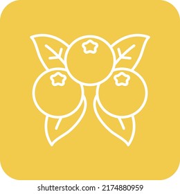 Berries vector icon. Can be used for printing, mobile and web applications.