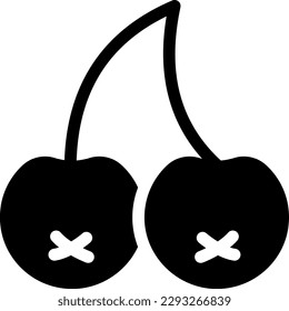 berries  Vector illustration on a transparent background. Premium quality symmbols. Glyphs vector icons for concept and graphic design.