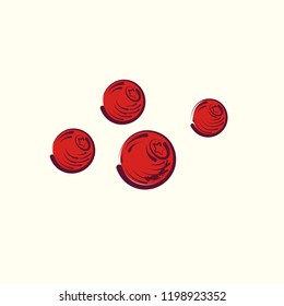 Berries vector logo. Berries vector illustration