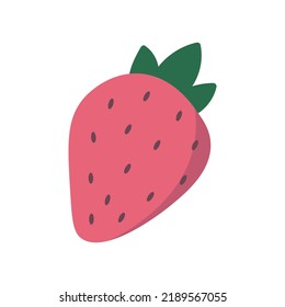 berries vector strawberries isolated illustration.