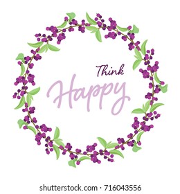 Berries wreath with leaf on white background. Vector set of Christmas design for wedding invitations and greeting card.