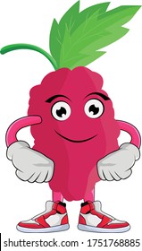 Berry Fruit Cartoon Character Design Graphic suitable for your design needs: logos, illustrations, animations, t-shirt designs, etc