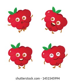 Berry Fruit Character Set So Funny