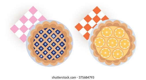 Berry and fruit pies