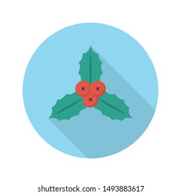 berry glyph flat vector icon