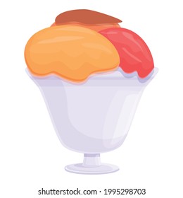 Berry ice cream icon. Cartoon of Berry ice cream vector icon for web design isolated on white background