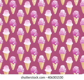 Berry Ice Cream pattern.