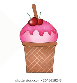 sorvete de baga tão doce