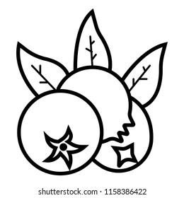 berry icon vector