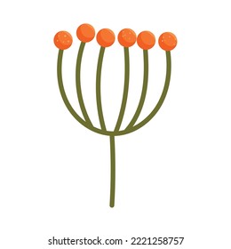 berry leaf icon on white background