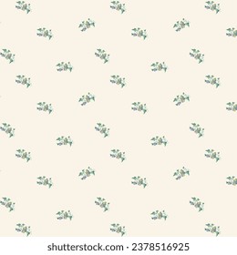 Berry and leaf pattern for fabric and wrapping paper
