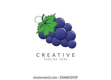 Berry logo design vector illustration.