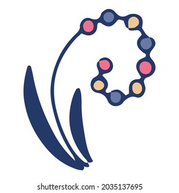 Berry plant icon outline hand drawn vector. Fruit tree food. Leaf harvest branch