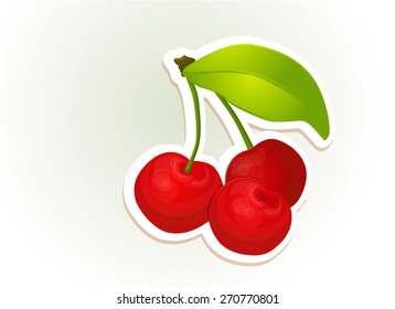 berry, ripe, bright, cherry, cherry-tree