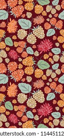 Berry Seamless Vector Pattern