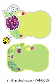 berry sticker set