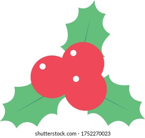 berry vector flat color icon 