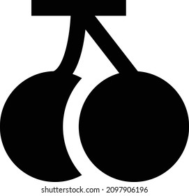 berry vector illustration isolated on a transparent background. glyph vector icons for concept or web graphics.