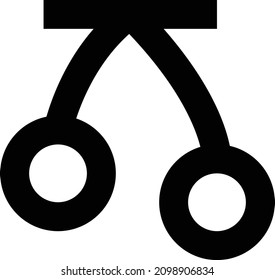 ilustración vectorial de berry aislada en un fondo transparente. iconos vectoriales de trazo para el concepto o gráficos web.