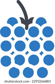 berry Vector illustration on a transparent background. Premium quality symmbols. Glyphs vector icons for concept and graphic design. 