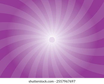 Berry violet color sunburst background. Abstract pink sunbeams design wallpaper. Colorful spinning lines for template, banner, poster, flyer.