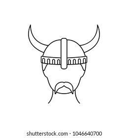 Berserker icon. Outline berserker vector icon for web design isolated on white background