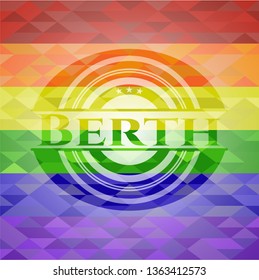 Berth lgbt colors emblem 