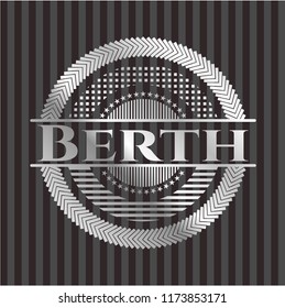 Berth silver shiny badge