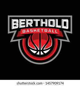 Berthold Basketball Club Sport Logo Design