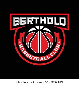 Berthold Basketball Club Sport Logo Design