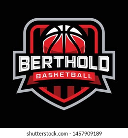 Berthold Basketball Club Sport Logo Design