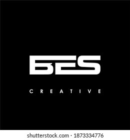 BES Letter Initial Logo Design Template Vector Illustration